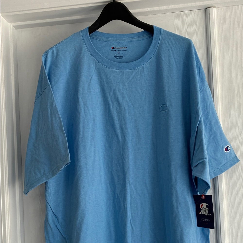 Champion Men's Sky Blue Short Sleeve Tee NWT Size 2XL